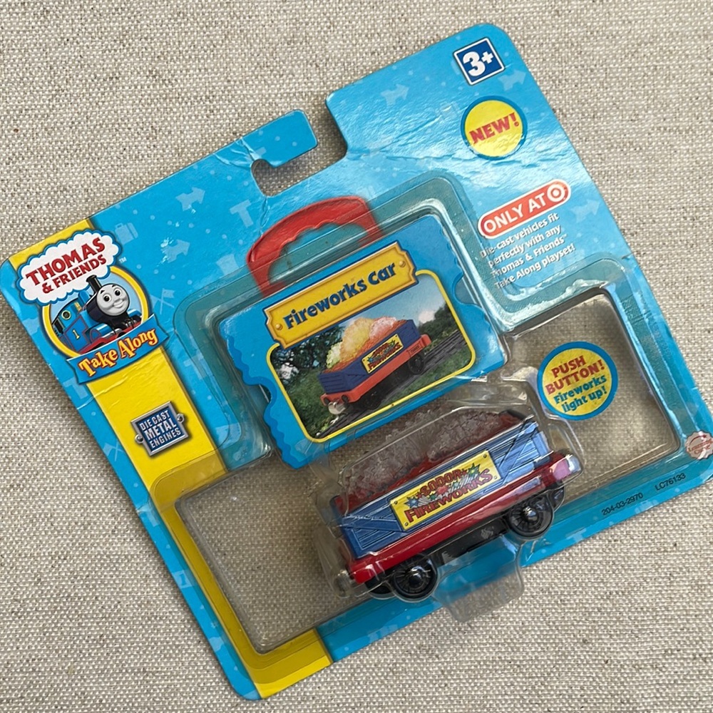 Thomas & Friends Take a Long Fireworks Car new in package